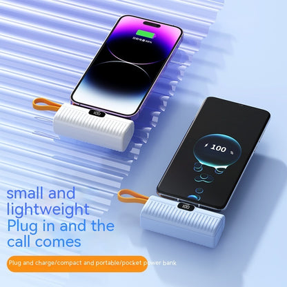 Portable Capsule Mini Compact Power Bank