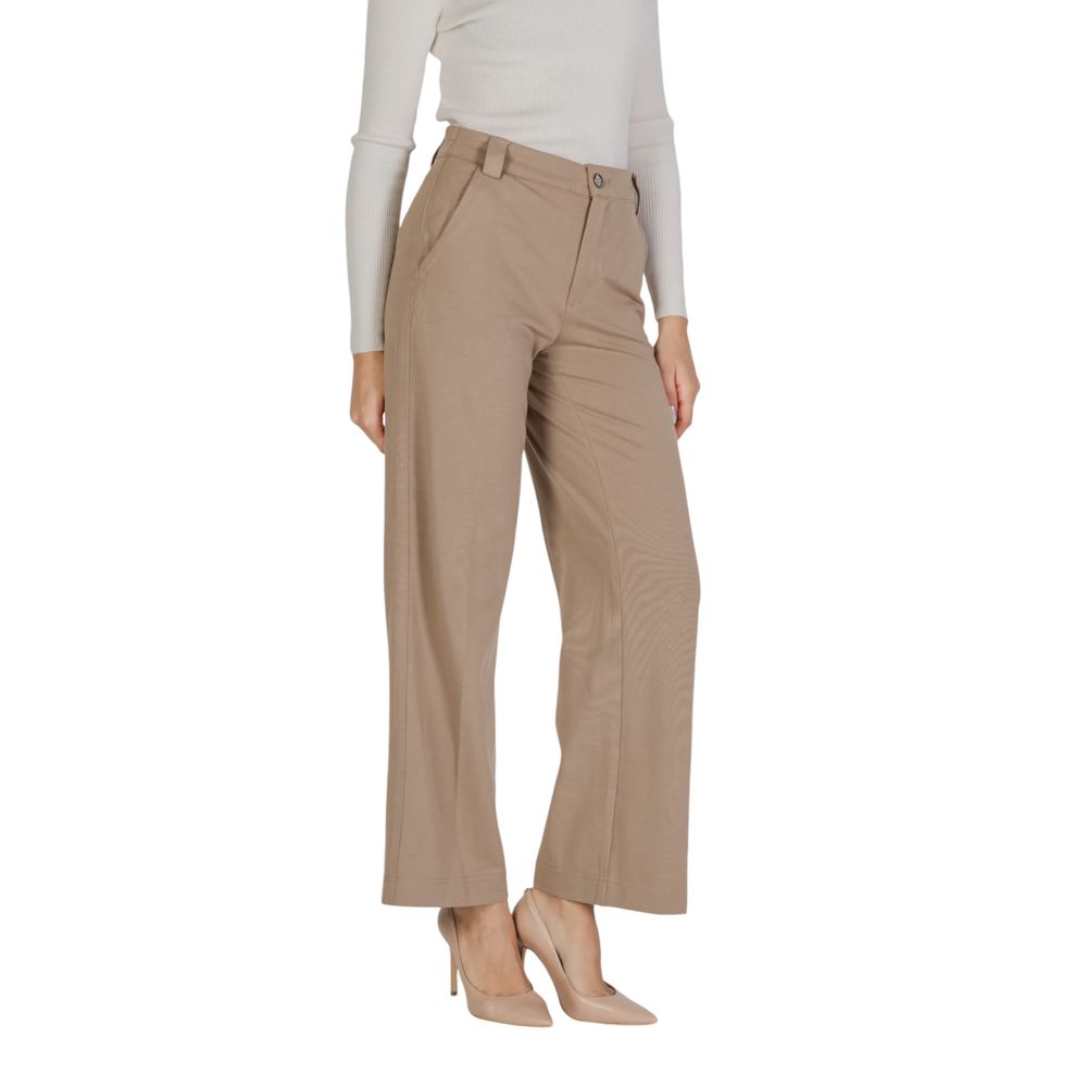 Street One Beige Viscose Pant