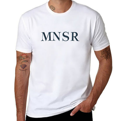 **SALE** Munsieur Men's Tee Cotton Signature Print Design "MNSR"
