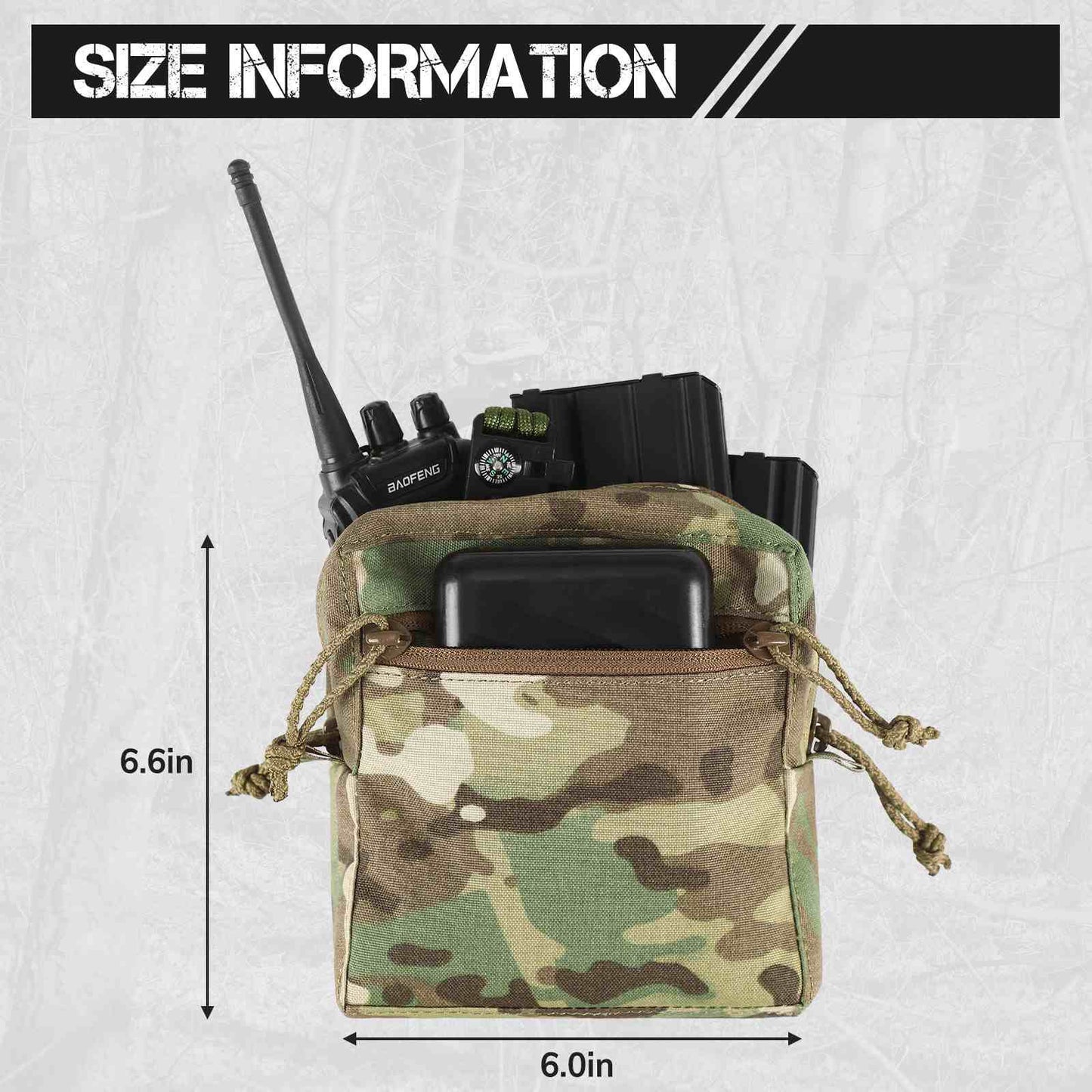 Votagoo GP Pouch MOLLE General Purpose Admin Pouches Small Utility EDC Pouch