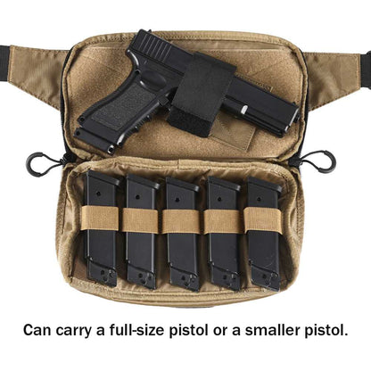 Votagoo Tactical CCW Fanny Bag Adjustable Waist Belt Tactical Waist Bag Handgun Pouch