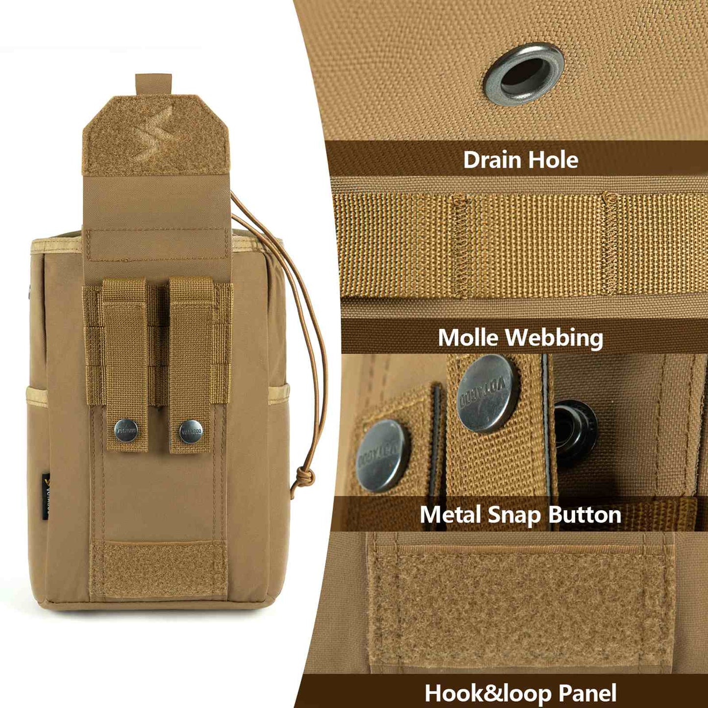 Tactical Dump Pouch Molle Storage Bag