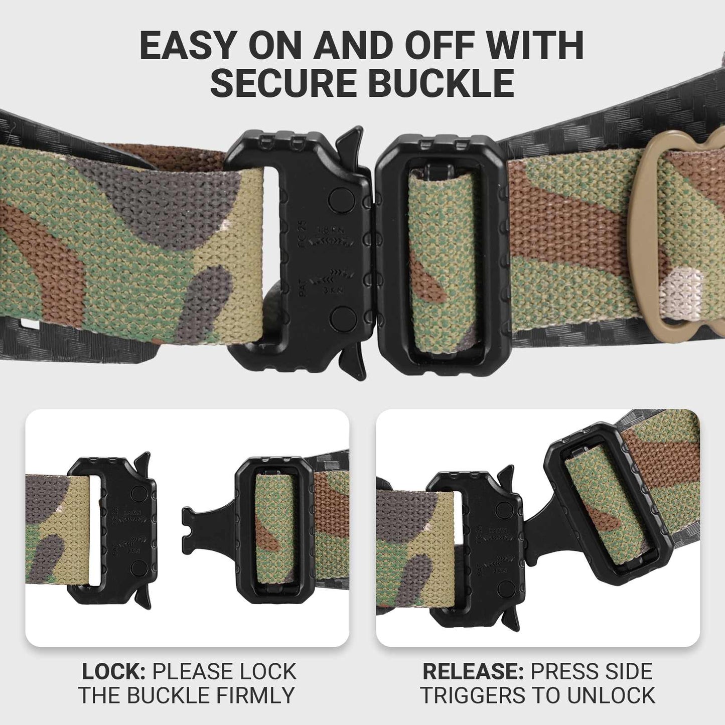 1.75'' MOLLE Battle Belt with Quick Release Buckle