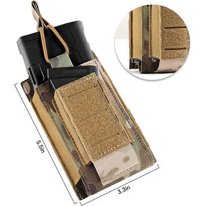 Molle Mag Pouch 5.56mm 9mm Open-Top Magazine Pouch