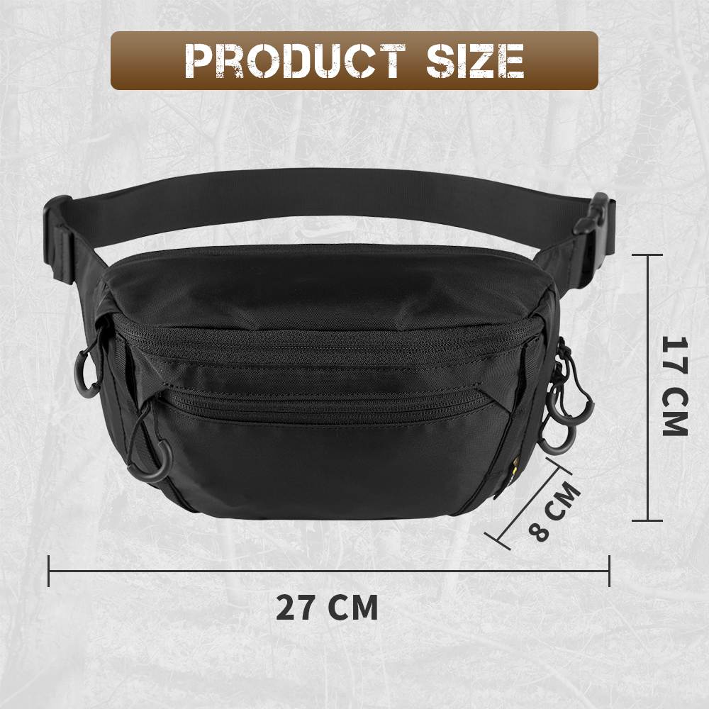 Votagoo Tactical CCW Fanny Bag Adjustable Waist Belt Tactical Waist Bag Handgun Pouch