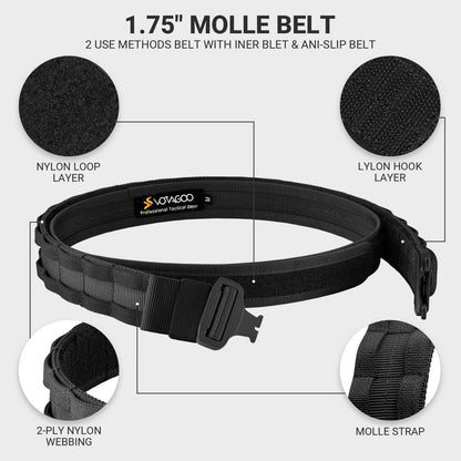 MOLLE Battle Belt with Quick Release Buckle