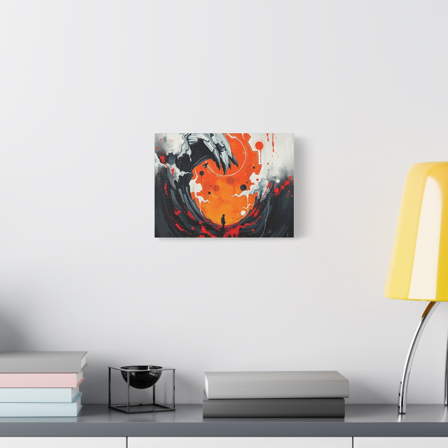 Vibrant Art Canvas Print, Wall Decor, Home Aesthetic, Living Room Artwork, Unique Gift for Art Lovers