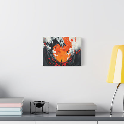 Vibrant Art Canvas Print, Wall Decor, Home Aesthetic, Living Room Artwork, Unique Gift for Art Lovers