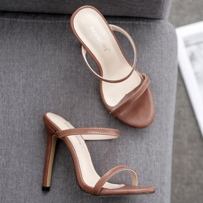Stiletto sandals women high heels - Convenient store