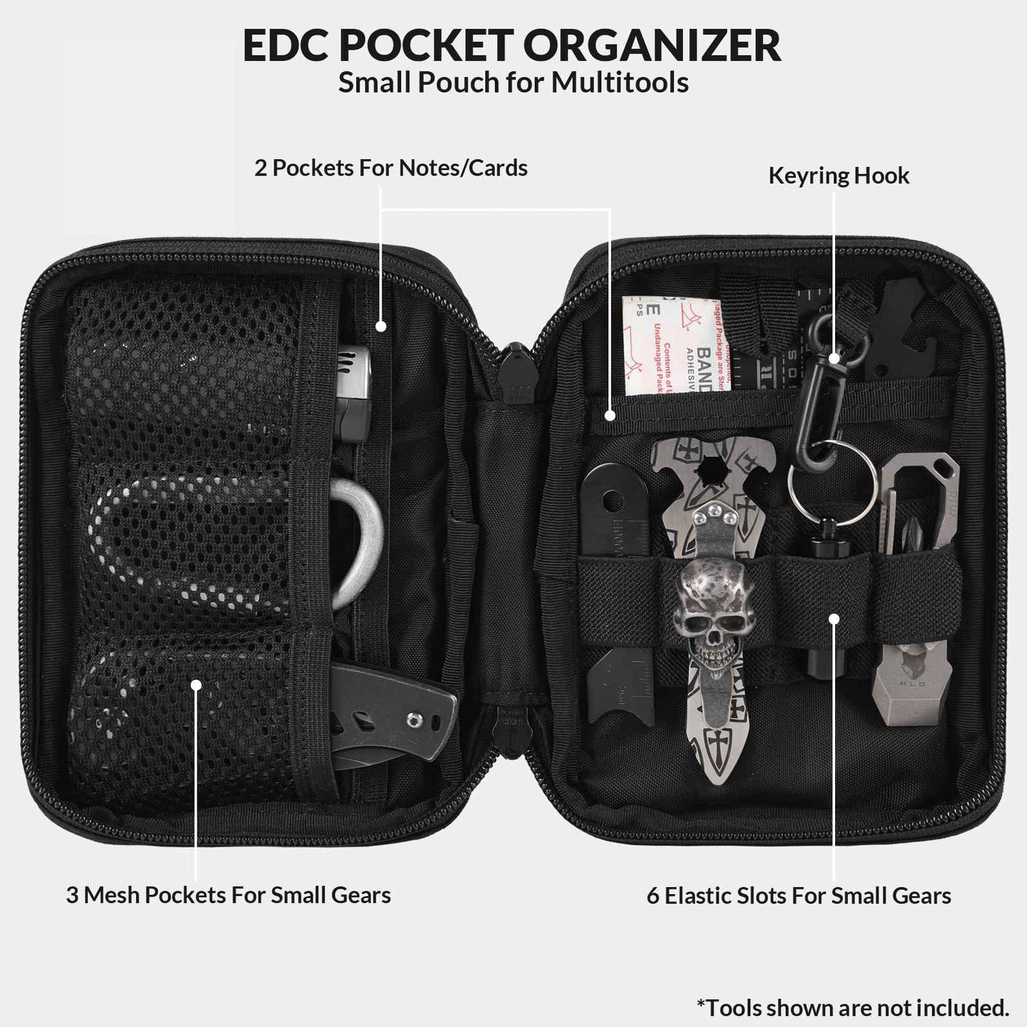 EDC Pouch Tool Pocket Organizer Molle Tool Pouch
