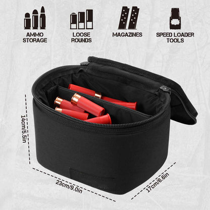 Tactical Ammo Bag, Ammos Transportation Bag for Pistol Rifle and Shotgun Range