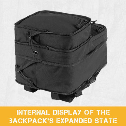 Votagoo D3 Flat Pack 2.0 Tactical Expandable Backpack Multi-purposed MOLLE Pack Camo