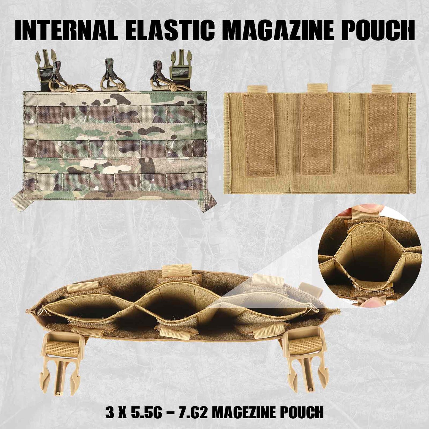 Votagoo Outdoor 1000D Nylon Tactical Combat Tactic Vest Plate Carrier