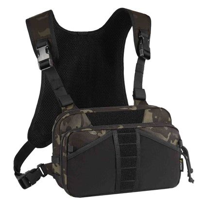 Votagoo Fishing Chest Pack, Fly Fishing Bag for Men and Women, Tackle and Fly Boxes Storage Pack, Hunting Binocular Pack