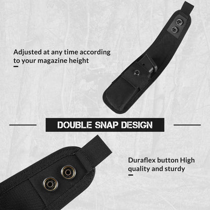 Votagoo Single Double Nylon Mag Pouch for Duty Belt Pistol Magazine Holster