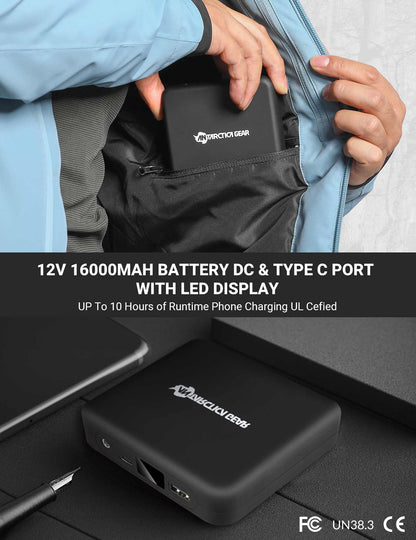 ANTARCTICA GEAR Heated Jacket, Ski Jacket Coat Men/Women Winter Coat