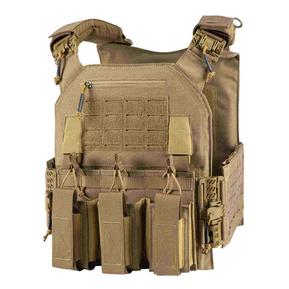 Votagoo 601 Laser Cut Molle Vest Adjustable Plate Carrier Tactical Military Vest