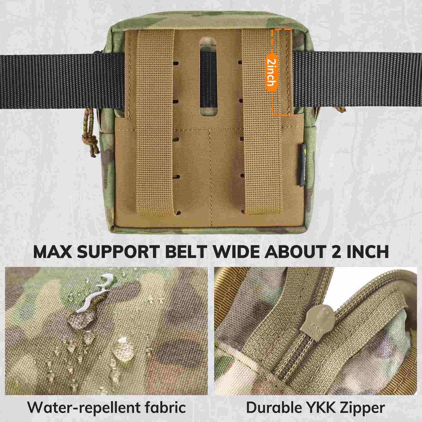 Votagoo GP Pouch MOLLE General Purpose Admin Pouches Small Utility EDC Pouch