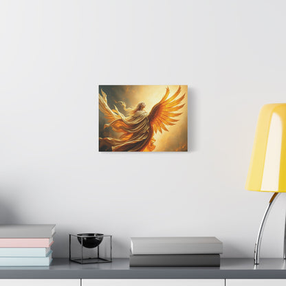 Angel Wings Canvas Wall Art, Inspirational Home Decor, Spiritual Gift for Her, Religious Artwork, Angelic Decor for All Occasions