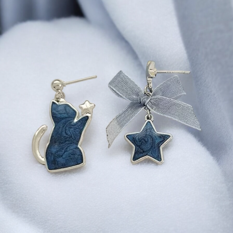 Wishful Kitty Earrings