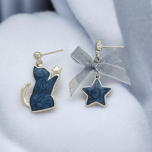 Wishful Kitty Earrings