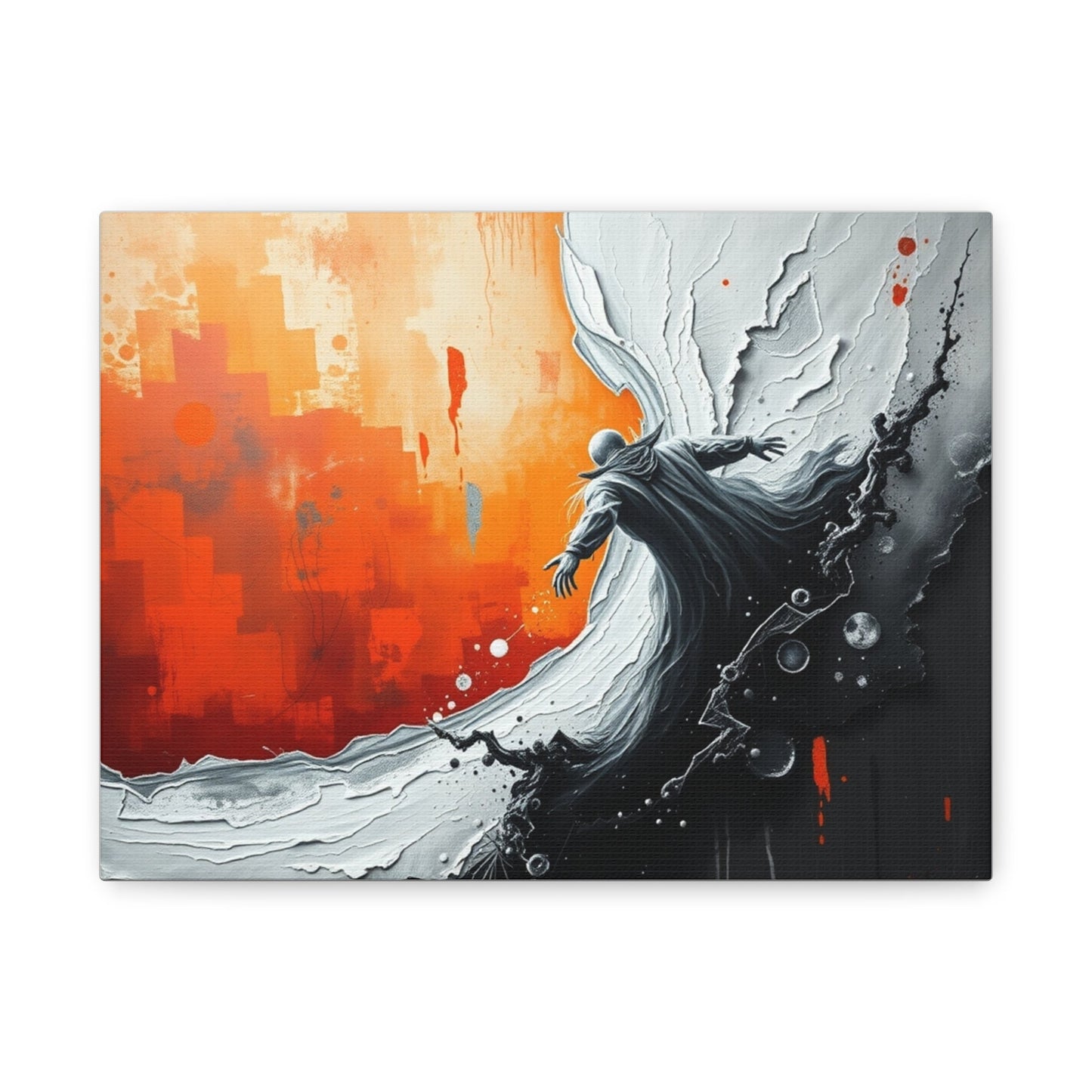 Dynamic Abstract Canvas Art