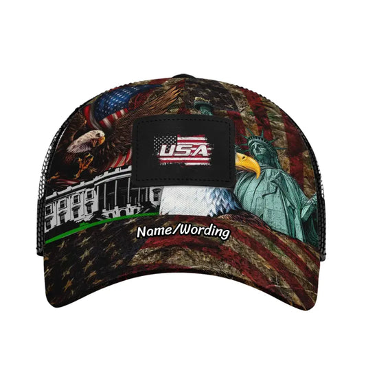 Personalized Patriotic Colorful Hats for Men