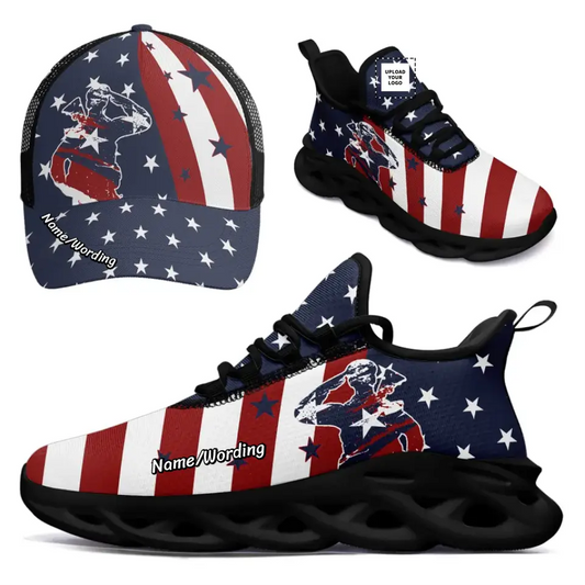Custom Patriotic Sneaker and Hat Combo Offer