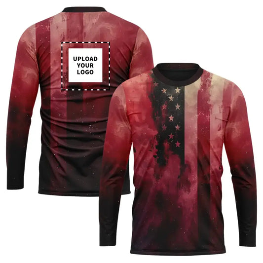Personalized Patriotic Long-Sleeve Shirt
