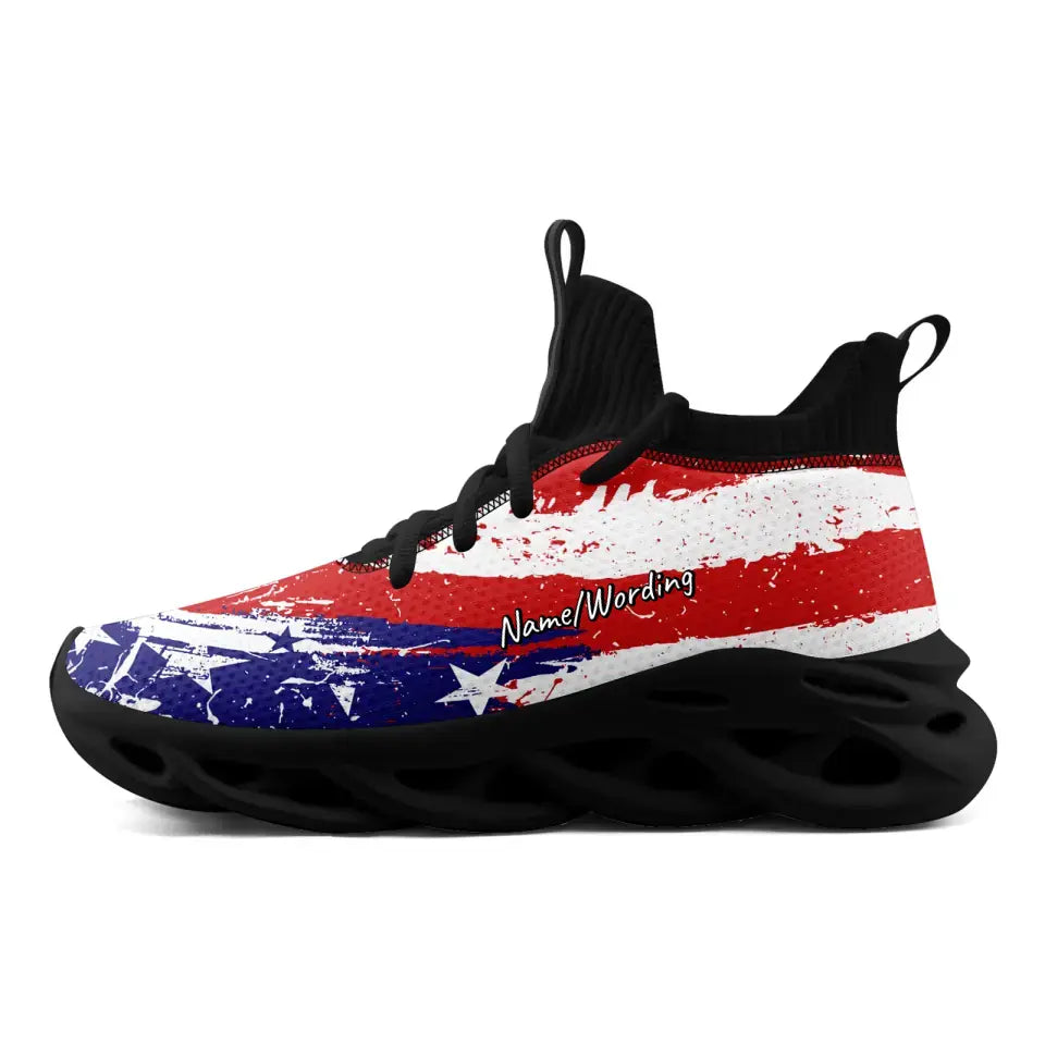 Comfortable Personalized Patriotic Sneakers