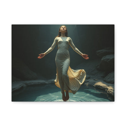 Ethereal Art Canvas, Spiritual Home Decor, Unique Gift, Wall Art Design, Bohemian Aesthetic