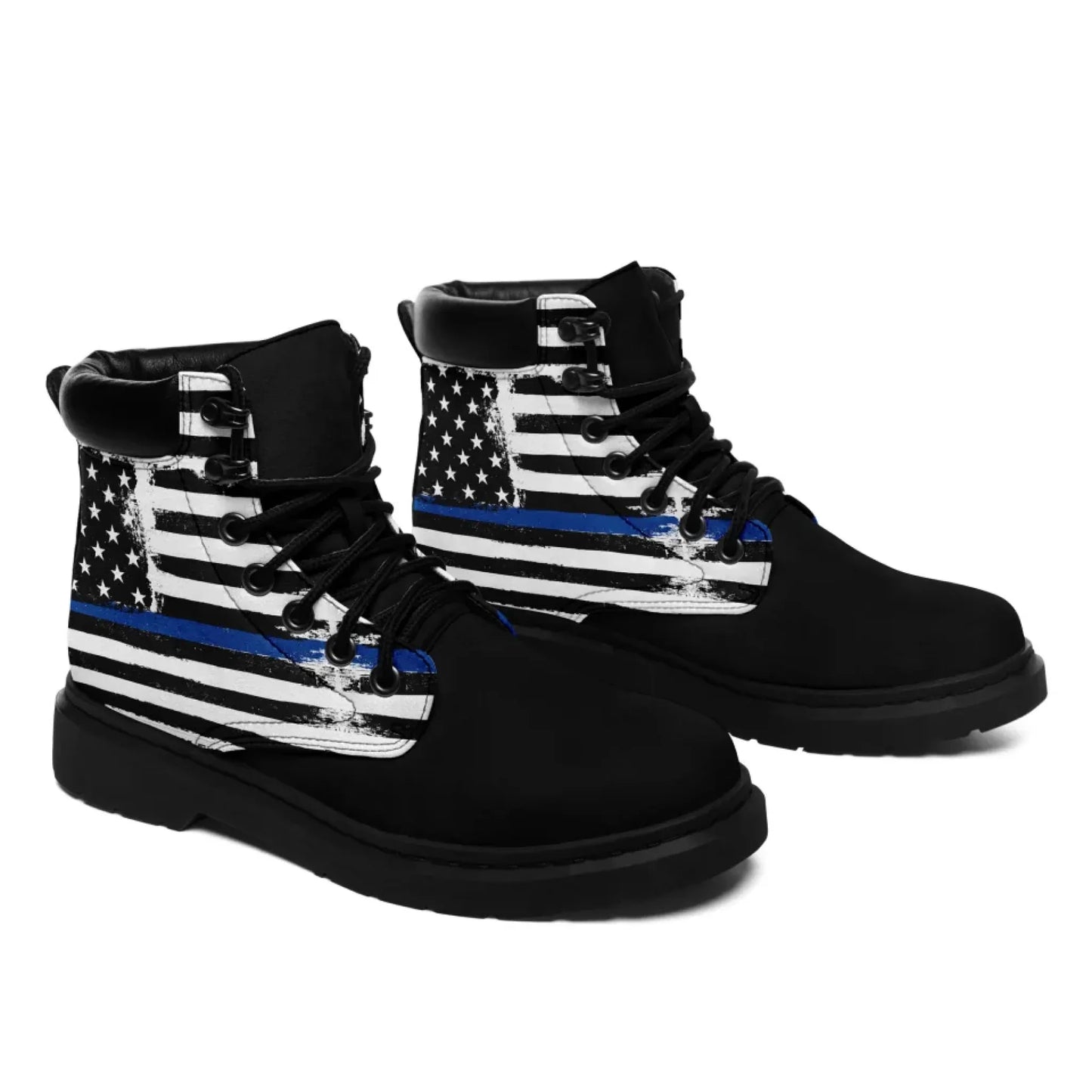 Personalized USA Flag Boots, Custom Patriotic Boots, Stylish and Comfortable Unisex Boots