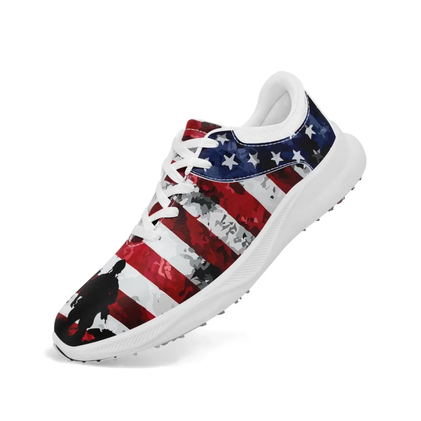 Personalized Custom Patriotic US Flag Sneakers