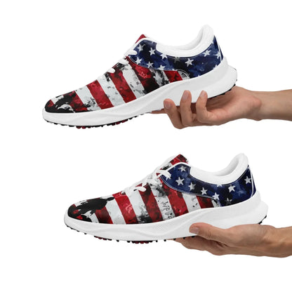 Personalized Custom Patriotic US Flag Sneakers