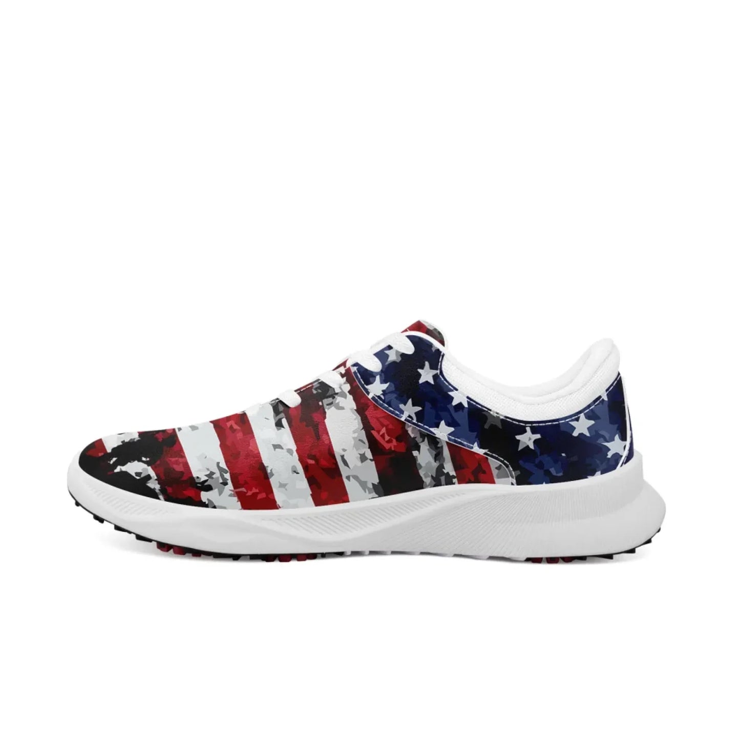 Personalized Custom Patriotic US Flag Sneakers