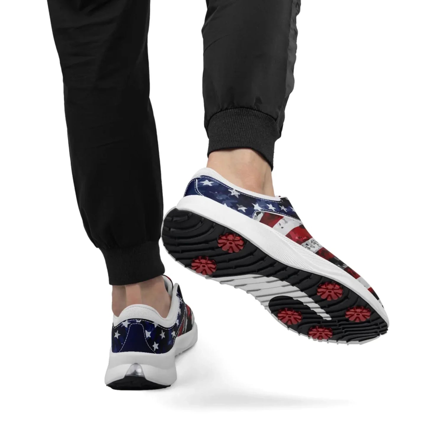 Personalized Custom Patriotic US Flag Sneakers