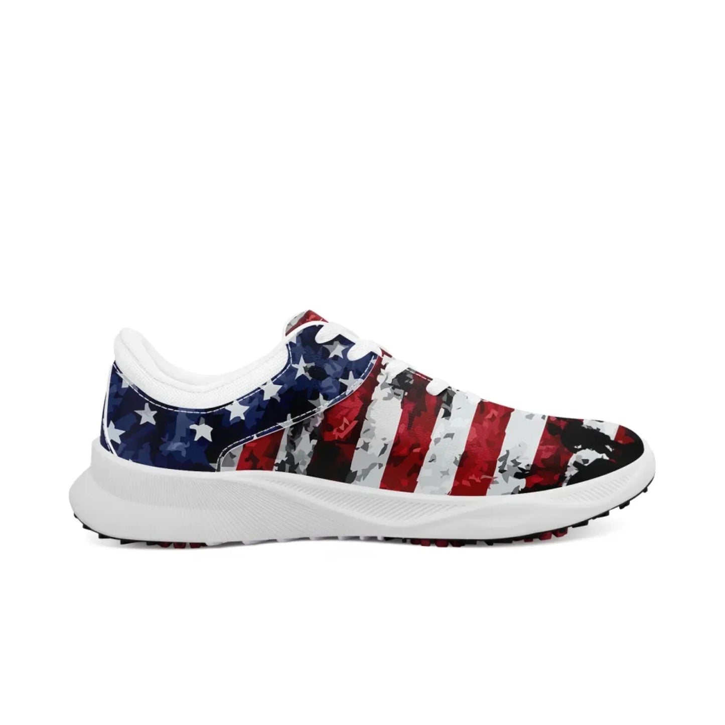 Personalized Custom Patriotic US Flag Sneakers