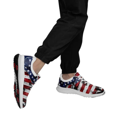 Personalized Custom Patriotic US Flag Sneakers