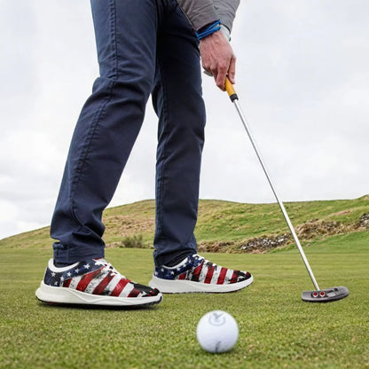Personalized Custom Patriotic US Flag Sneakers