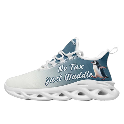Personalized Tax Penguin Sneakers