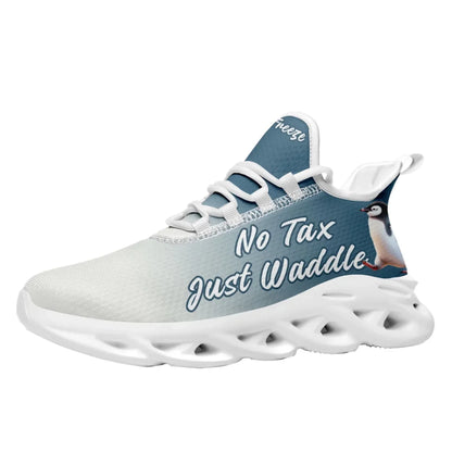 Personalized Tax Penguin Sneakers