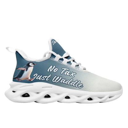 Personalized Tax Penguin Sneakers