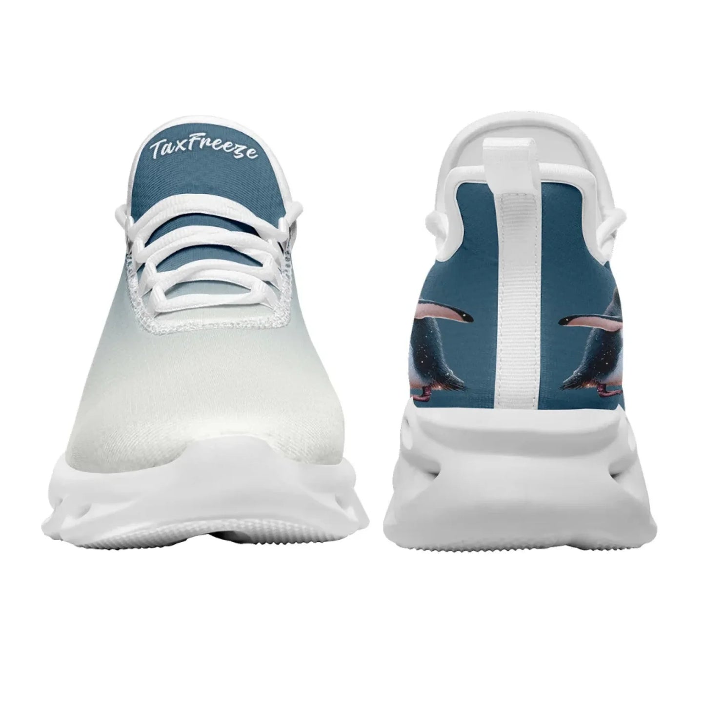 Personalized Tax Penguin Sneakers