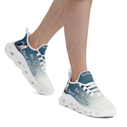 Personalized Tax Penguin Sneakers