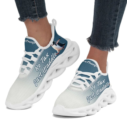 Personalized Tax Penguin Sneakers