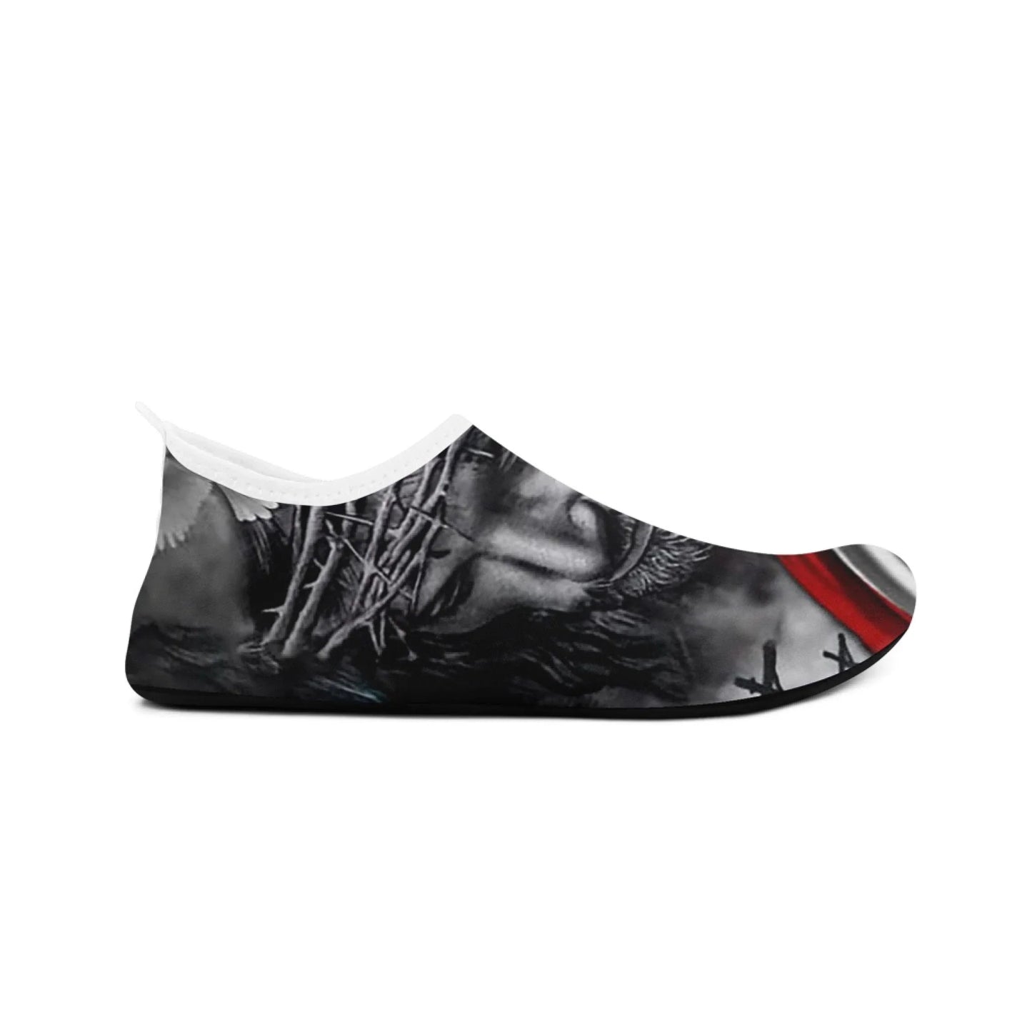 Personalized Patriotic Aqua US Flag Shoes