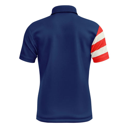 Personalized Patriotic USA Pride Polo Shirt