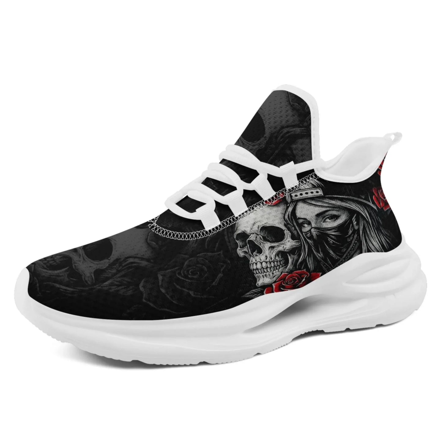 Personalized Dark Soul Walking Skull Sneaker