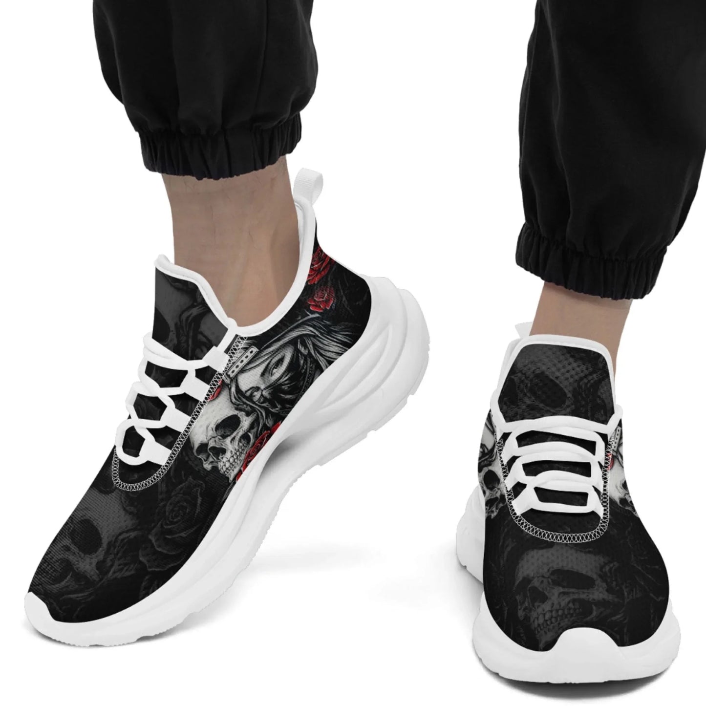 Personalized Dark Soul Walking Skull Sneaker