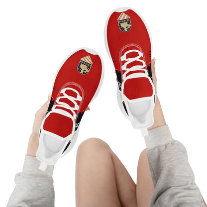 Personalized USA Flag Print Sneakers, Custom Patriotic and Pride Walking Shoes, Unisex Sports Shoes